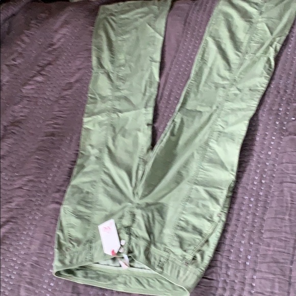 Joie women’s green cotton pants sz 4 new with tag - Picture 2 of 10